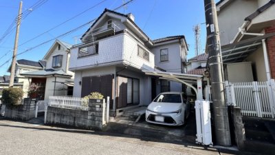 【熊谷市三ヶ尻　中古住宅】外壁塗装履歴あり、カーポート付き4LDK中古住宅