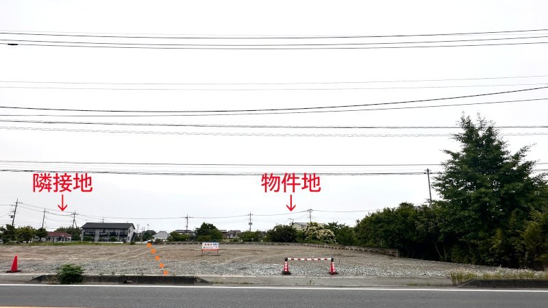 【本庄市児玉町吉田林】国道254号線沿い　土地面積300坪の建築条件なしの売地 