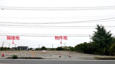 【本庄市児玉町吉田林】国道254号線沿い　土地面積300坪の建築条件なしの売地
