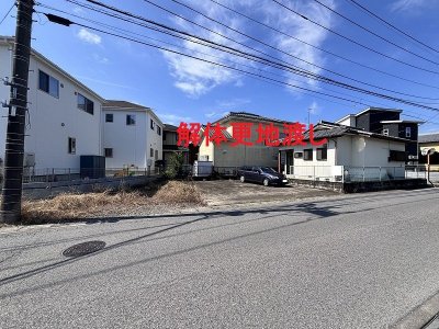 【深谷市東大沼　土地】土地面積約64坪！建築条件なしの角地
