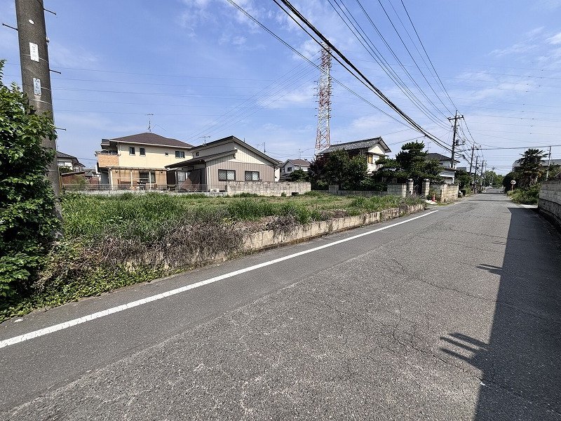 【深谷市稲荷町北　土地】北東角地の開放感のある陽当たり良好な売地 