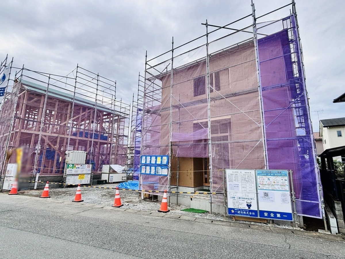 【深谷市上柴町西　新築分譲全2棟/1号棟】駐車場3台可能、閑静な住宅街の4LDK 