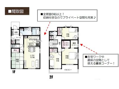 【建物完成済】深谷西小・南中学校区域、カースペース３台可能な新築住宅～深谷市宿根全5区画の2号棟～