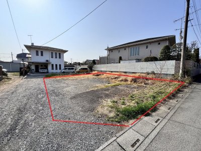 【深谷市上野台　土地】土地面積広々約74坪！通風良好な角地