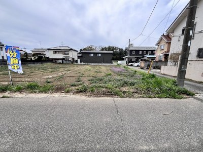 【深谷市稲荷町北　土地全4区画/B区画】土地面積約48坪～55坪。選べる4区画