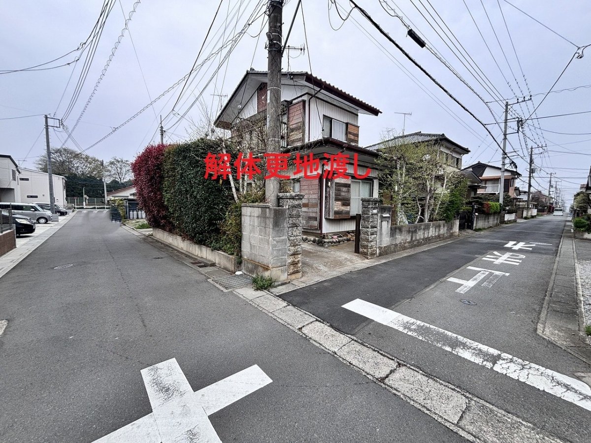 【深谷市上野台　土地】南東角地で陽当たり良好な建築条件なしの売地 