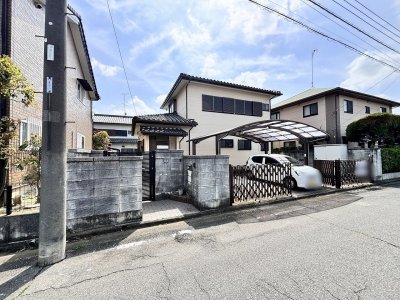 【深谷市常盤町　中古住宅】土地面積広々約90坪！広いお庭のある3LDK
