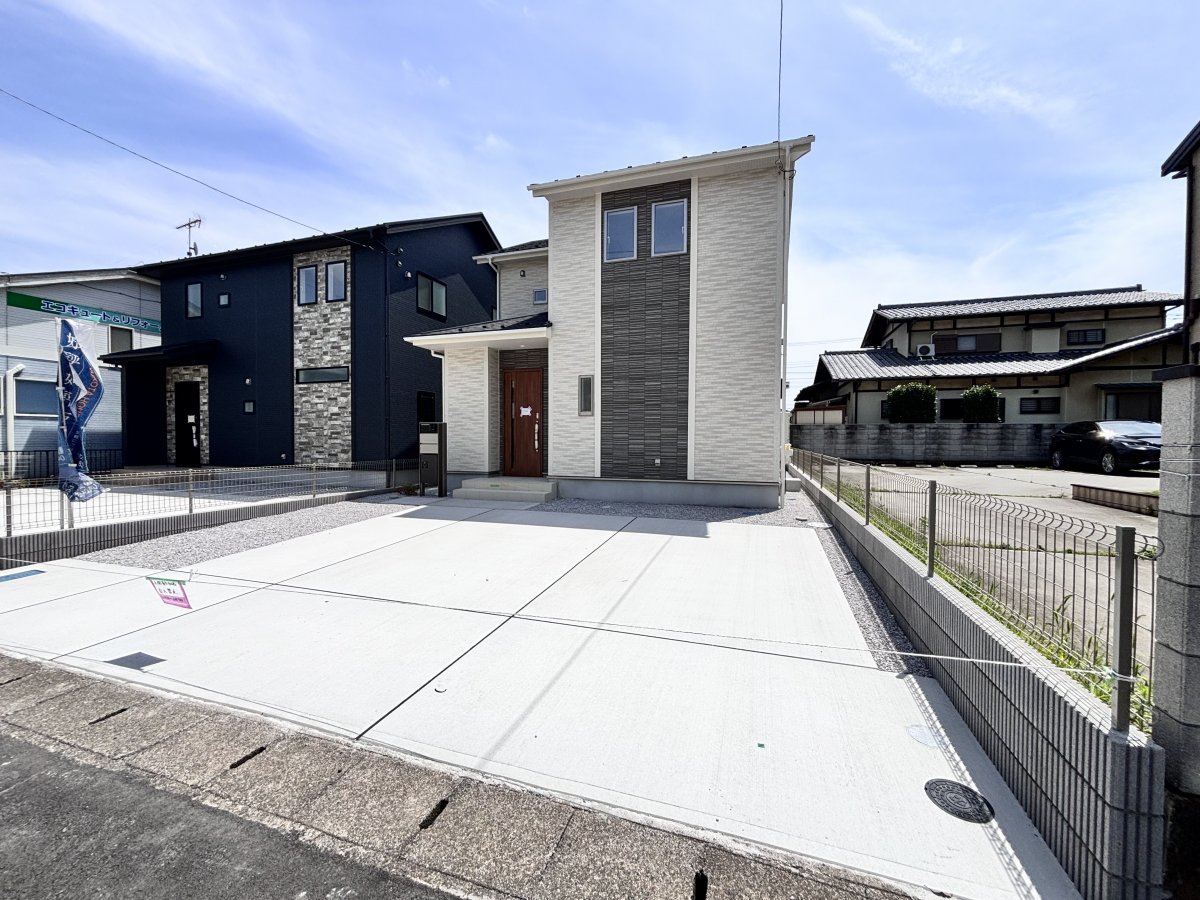 【深谷市上柴町西1丁目　新築分譲全4棟/1号棟】徒歩10分圏内に生活施設が多数！駐車場並列3台可能新築分譲 