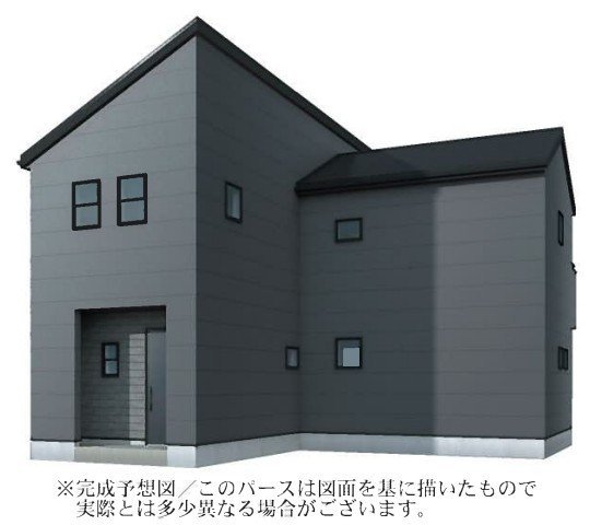 【深谷市見晴町　新築住宅全1棟】広々1.5坪のランドリーのある間取り変更可能な3LDK 
