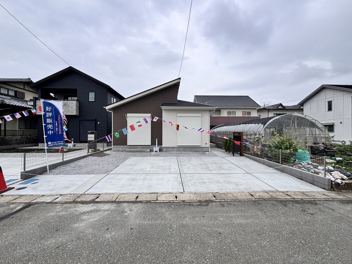 【深谷市上柴町西1丁目　新築分譲全4棟/3号棟】可変式で間取りも変更できる人気の平屋住宅 