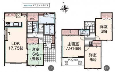 【深谷市秋元町　新築住宅全2棟/1号棟】生活施設が徒歩圏内に整う4LDK