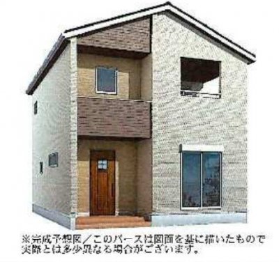 【深谷市本住町　新築全3棟/1号棟】駐車場3台可能！家事動線を意識した4LDK