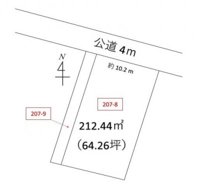 【深谷市上野台　土地】深谷駅まで徒歩7分！土地面積約64坪
