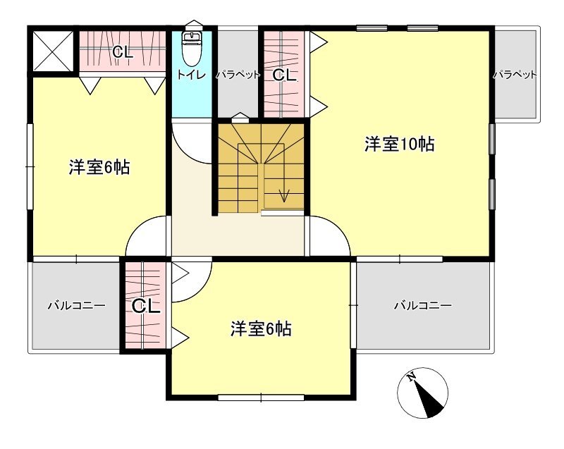 居室3部屋にはそれぞれ収納有♪