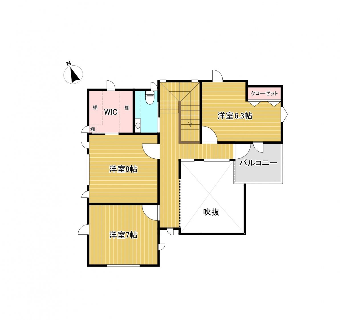 ２F間取り図