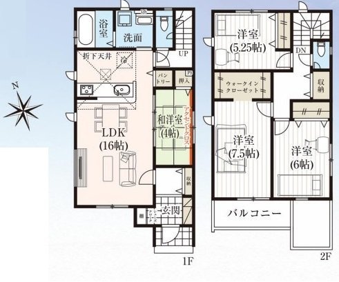 1号棟間取り