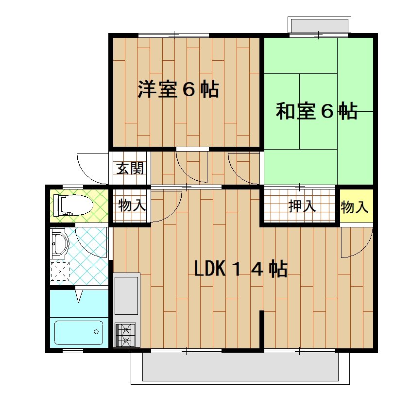 コーポ白樺館Ｍ2